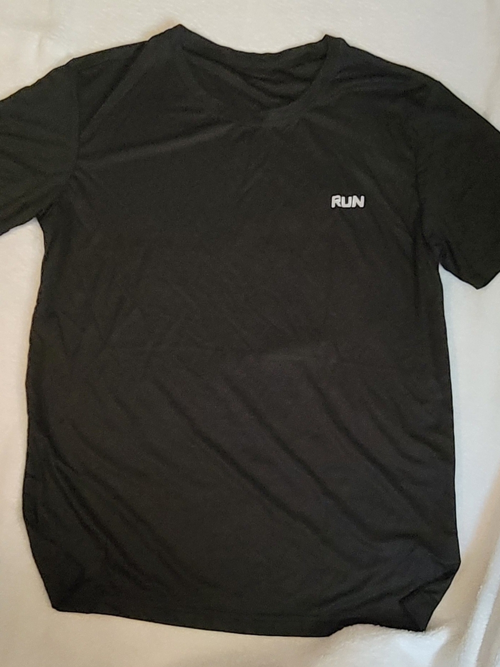 Men's Black Short Sleeve Performance Tee